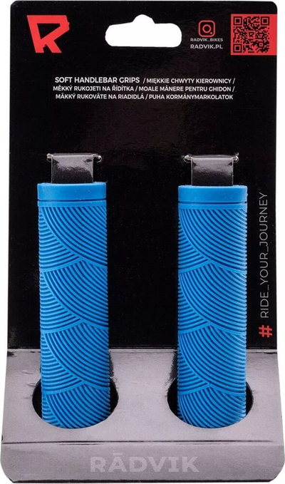 Doreza timoni biçiklete Radvik Grippe 92800515828, 22mm, 133mm, blu
