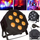 Set reflektorësh skenikë Light4Me TRI PAR BASIC, 2x LED 7x9W RGB, 40°, të zinj
