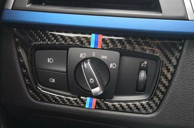 Kornizë karboni për çelës dritash MTuning, BMW F30 M2, ABS, e zezë karbon