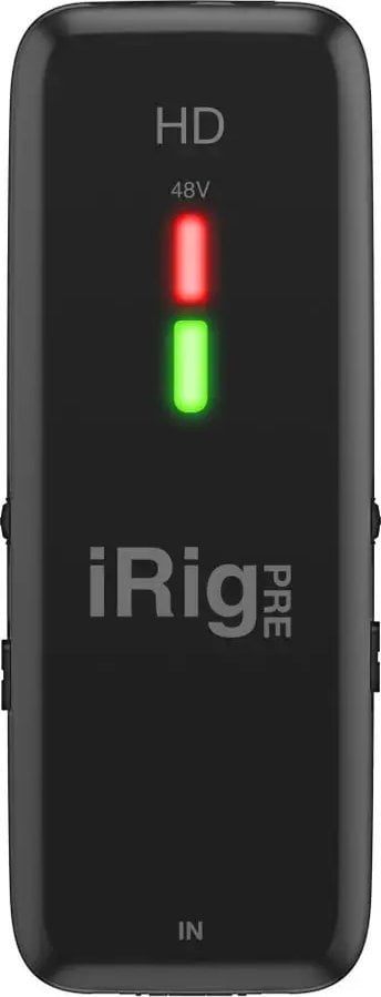 Ndërfaqe audio IK Multimedia iRig Pre HD, preamp si në studio, USB, e zezë