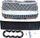 Grillë përpara Audi A6 C6 RS, 2004-2009, krom me të zezë