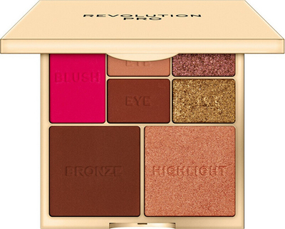 Paletë për fytyrë Revolution PRO Medium-Deep True Love, 12 g