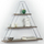 Raft trekëndësh Ishara 74×13×61 cm (HM9184.03)