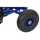 Gokart me pedale Enero Sports Go-Kart 01, deri 30 kg, me frena dore, blu e zi