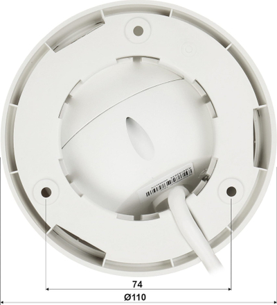 IP камера Hikvision DS-2CD1343G2-LIU, 4MP, куполна, бела
