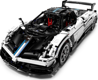 Set me montim makine Pagani Huayra BC Rastar 97910, shkallë 1/8, 2896 pjesë, shumëngjyrësh