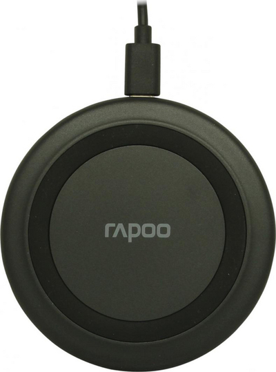 Безжичен полнач Рапоо XC110, Qi, 10W, црн