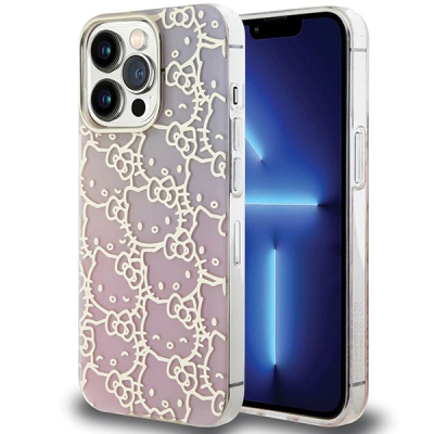 Mbulesë telefoni Hello Kitty IML Gradient, për iPhone 13 Pro Max, e butë, rozë
