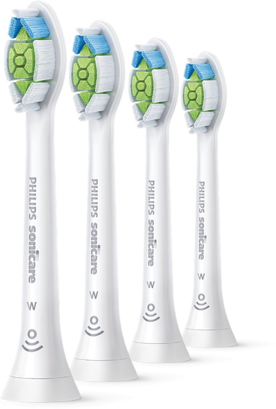 Koka furçe dhëmbësh Philips Sonicare HX6064 Optimal White, set me 4 copë, të bardha