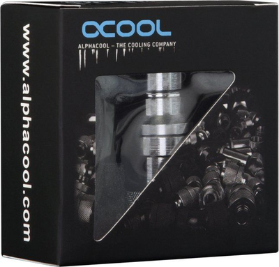 Kuplung shpejtlirimi për ftohje uji Alphacool Eiszapfen, G1/4 fije femër, krom