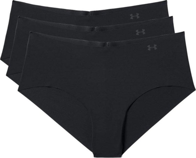 Të brendshme hipster Under Armour Pure Stretch, set 3 copë, për goca, e zezë, XS