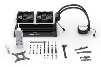 Ftohës me ujë Be quiet! Pure Loop 2, 12 cm, i zi