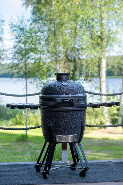 Qilim për grill Mustang Grill Carpet, polipropileni 100%, gri e errët