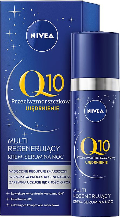 Serum nate për fytyrë Nivea Q10 Power, anti rrudha, 30 ml