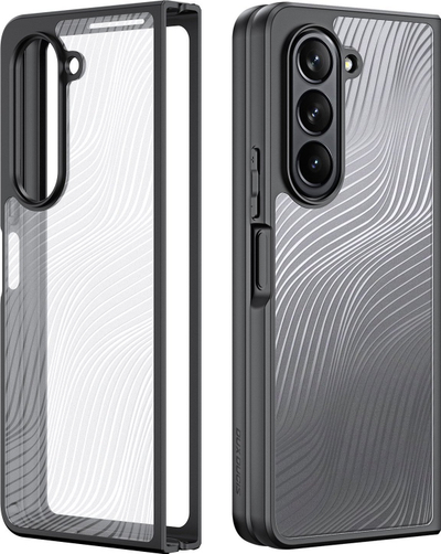 Mbrojtëse telefoni Dux Ducis Aimo për Samsung Galaxy Z Fold5, TPU plastike, përputhje me karikim wireless, e zezë