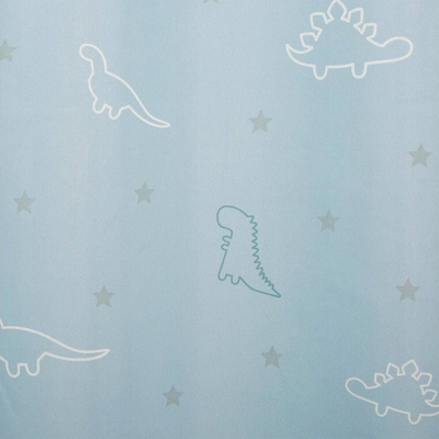 Perde Atmosphera Dinosaur Blue, 140 x 250 cm, poliester, blu