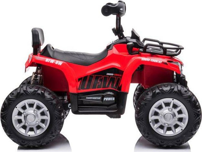 Motokarr elektrik për kalamaj Lean Cars Madman JS009, bateri 12V, 2 motorë, i kuq