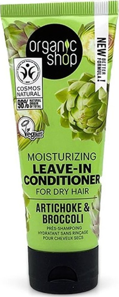 Balsam pa shpëlarje Organic Shop Artichoke, hidratues, për flokë të thatë, 280ml