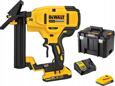 Kapsë dyshemeje Dewalt DCN682D2 18GA, 18V XR pa kabllo, brushless, verdh e zezë