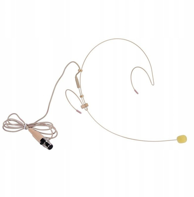Микрофон за глава Dna HM-01B, мини XLR, боја кожа