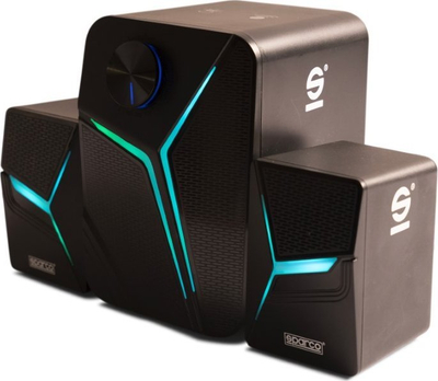 Kutia e zërit Celly Sparco Gaming, me subwoofer, drita RGB, e zezë