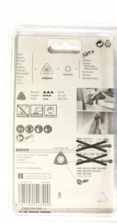 Platinë lëmimi Bosch 2609256956 Delta, 93mm, për veglat multifunksionale PMF