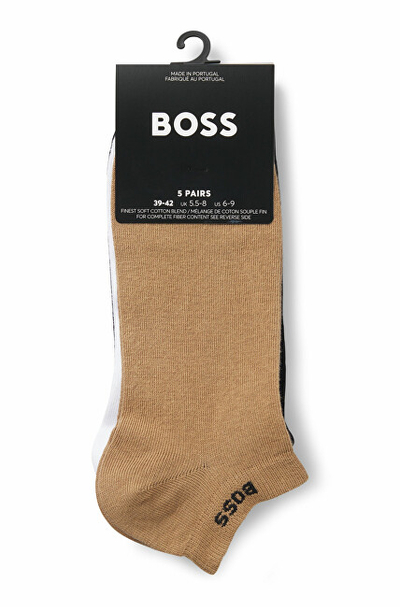 Çorape për meshkuj Hugo Boss 5-PACK, shumëngjyrëshe