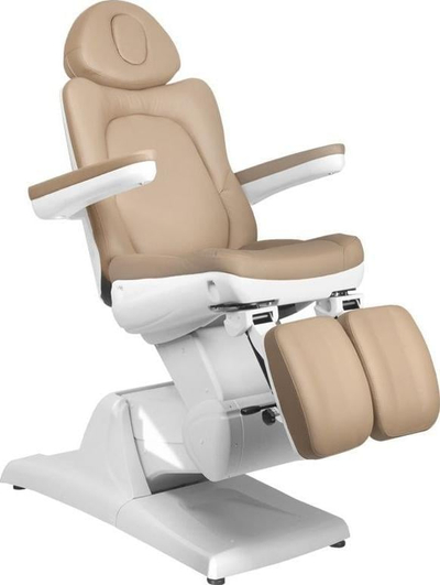 Karrige elektrike kozmetike Azzurro 870S Pedi 3 Strong për pedikyr, ngjyrë kapuçino