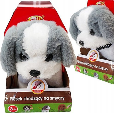 Lodër qen Smily Dog, ecën me litar, për fëmijë