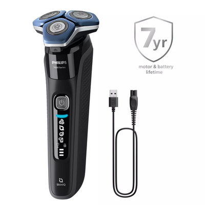 Rroje elektrike Philips Series 7000 S7886/35, Wet &amp; Dry, pa kabllo, blu