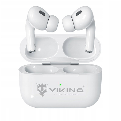 Kufje Bluetooth Viking Vprort, me mikrofon, in ear, t'bardha