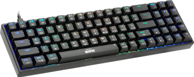 Tastierë gaming Marvo SHOGO 78, mekanike, me kabllo USB, me drita RGB, e zezë