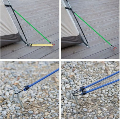 Litarë elastikë XTROBB, me grep, set 12 copë, shumengjyrësh
