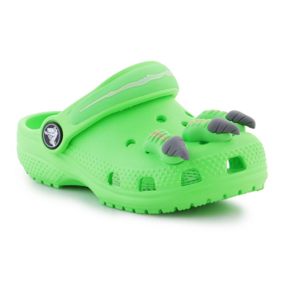 Sandale fëmijësh Crocs Classic I Am Dinosaur Clog Jr 209700-3WA, materiale Croslite, jeshile
