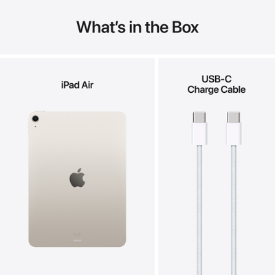 Apple iPad Air (M3), 11", Wi-Fi, 1TB, Starlight