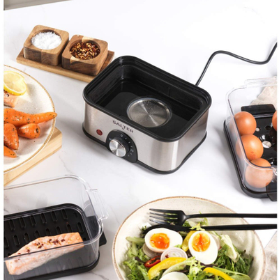 Avullore kuzhine Salter Compact, 3 nivele, 500W, 3L, inox