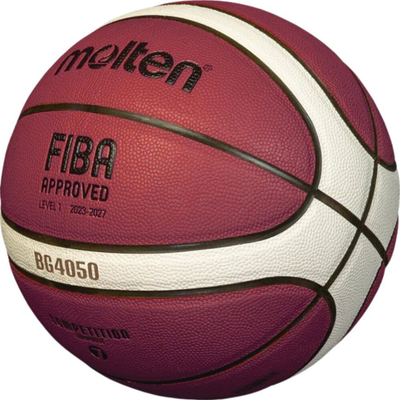 Top basketbolli Molten Fiba B5G4050, madhësia 5, lëkurë sintetike, kafe
