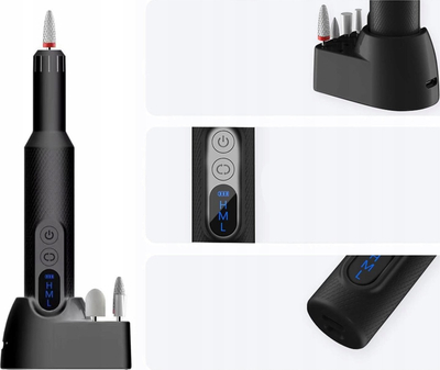Prerëse elektrike thonjsh Extralink Cordless, pa kabllo, me ekran LED, e bardhë