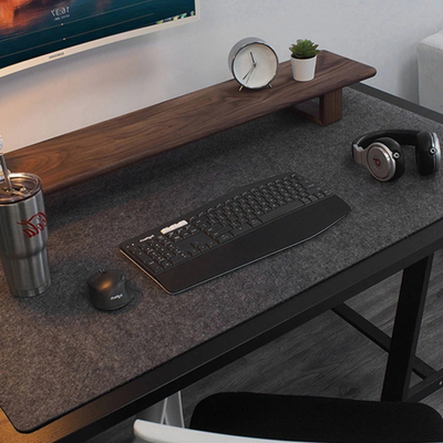 Podkaf tavoline Strado Desk Mat Large, 90x45 cm, materiale felt, gri
