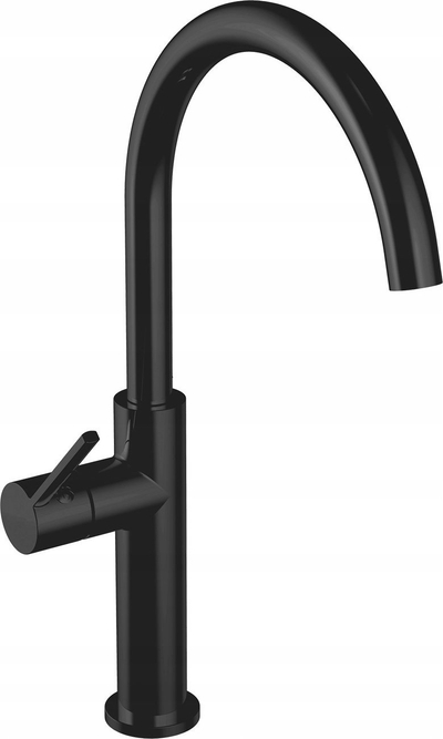 Rubinet kuzhine Omnires Tula TL6050BL, gryke që rrotullohet, ECO WATER, i zi mat
