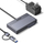 Adapter USB Ugreen D320, M.2 NVMe/SATA, USB 3.2, gri