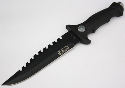 Thikë gjuetie Richmann Hunting Knife, teh 300mm, me këllëf, e zezë