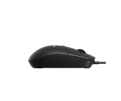 Set tastierë dhe maus Serioux SRXK-SKBM996WD, me kabllo USB, DPI 800-1600, i zi
