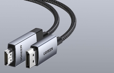 Kabllo Ugreen DP119 25491 DisplayPort me HDMI, 4K 60Hz, 3m, gri