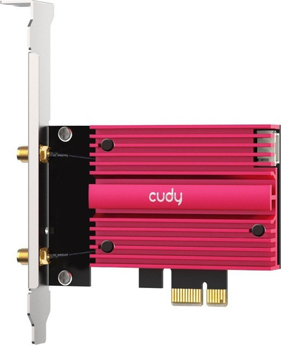 Kartë rrjeti Cudy WE4000, AX5400 Wi‑Fi 6E, Bluetooth 5.2, e zezë