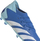 Këpucë futbolli për kalamaj Adidas Predator Accuracy.3 FG, për fusha të thata, blu me të bardhë