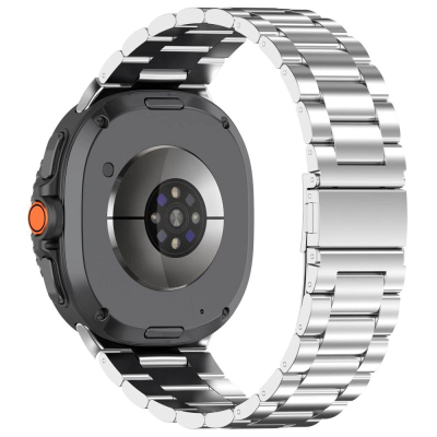 Rrip ore Tech-Protect çelik për Samsung Galaxy Watch 8 edhe 8 Classic, çelik inox, ngjyrë argjendi