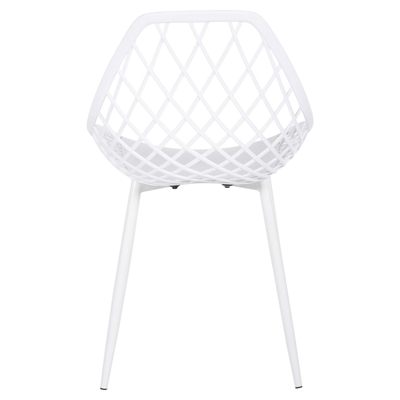 Karrige polipropileni Lio 52x53x82Hcm (HM9524.11), bardhë