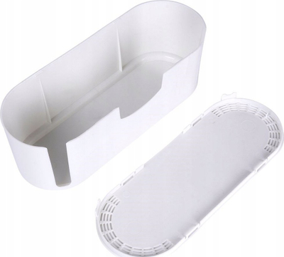 Kuti organizuese kabllosh Orion 569618, 32 x 12 x 11.5 cm, plastike, e bardhë