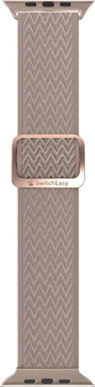 Rrip ore SwitchEasy Wave për Apple Watch, 42/44/45 mm, najlon, rozë